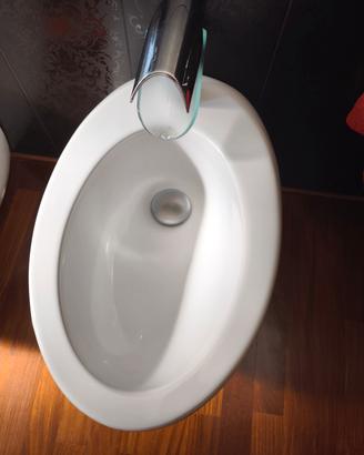 Coppia wc e bidet Alessi Laufen a uovo - Design