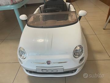 Auto elettrica  bambino Fiat 500