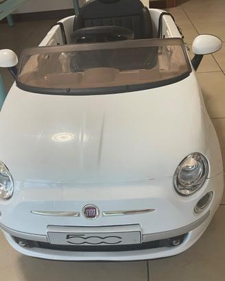 Auto elettrica  bambino Fiat 500