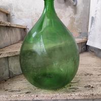 Piccola damigiana verde smeraldo 34 litri