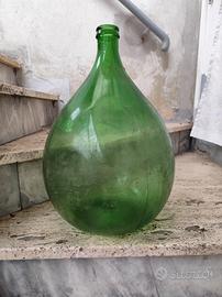 Piccola damigiana verde smeraldo 34 litri