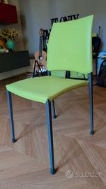 Set di 6 Sedie Cattelan Italia ecopelle verdi