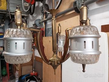 Lampadario 5 luci Vintage anni 70/80