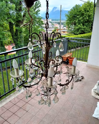 LAMPADARI e APPLIQUE in BRONZO