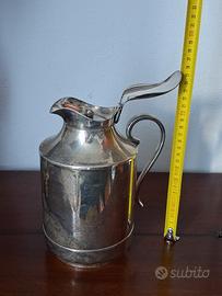 Thermos modernariato, placcato argento, epoca '60