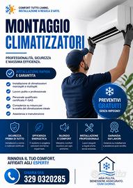 Installazione Climatizzatori a partire da 150