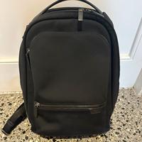zaino tumi harrison bradner nylon e pelle nero