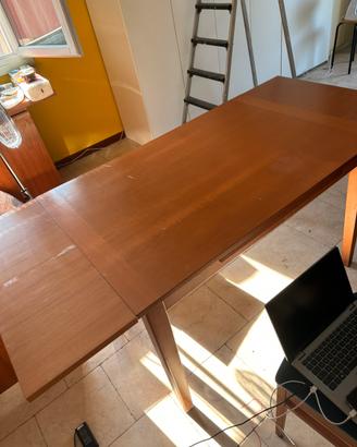 Tavolo e 4 sedie Calligaris legno ciliegio