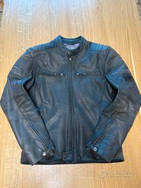 Giacca moto in pelle
