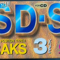 Audiocassette Raks SD-S 90 Type 2 conf. 3 pezzi