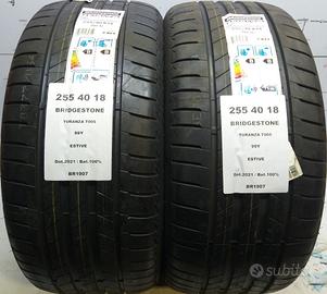 2 GOMME 255 40 18 BRIDGESTONE BR1907