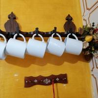 Appenditazze Rustico in Legno e Ferro Battuto - 6