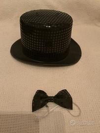 Cappello  a cilindro con paillettes