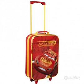 DISNEY CARS LIGHTNING MCQUEEN TROLLEY TRAVEL BAG