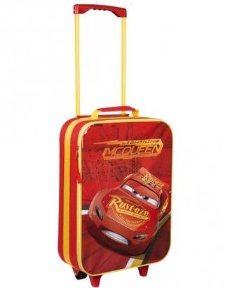 DISNEY CARS LIGHTNING MCQUEEN TROLLEY TRAVEL BAG