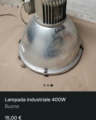 lampada stile industriale 