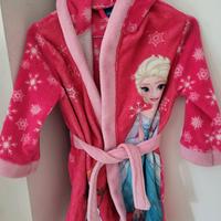 Accappatoio rosa Disney Vestaglia Frozen 116cm