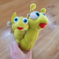 Peluche giocattolo morbido Ikea verme verde bruco