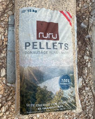 Pellets 15 kg legno di abete vergine 100% naturale