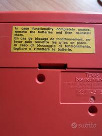 gioco vintage texas instruments dotto parla e cant