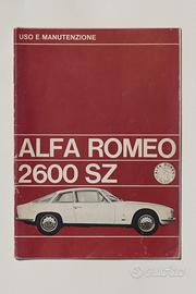 Manuali originali Alfa Romeo 2600