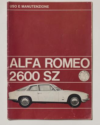 Manuali originali Alfa Romeo 2600