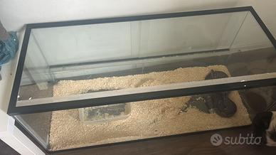 Terrario Teca full vetro grandi dimensioni 120x50