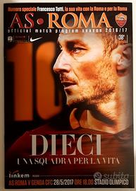 Francesco Totti Dieci Squadra Vita AS Roma 2016/17