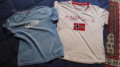 Coppia magliette Napapjri e Guess