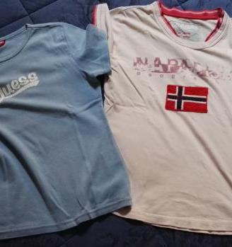 Coppia magliette Napapjri e Guess