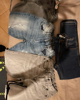 Jeans levis, giess, majoral , kiabi 8 anni