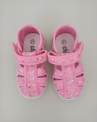 sandali primi passi bambina n.21