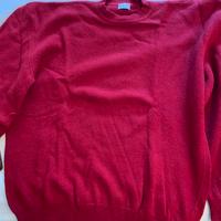 Maglione rosso lana Xl