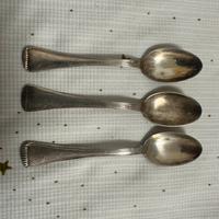 3 cucchiaini in argento