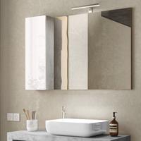 Specchio con pensile e led nuovo