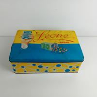 Scatola di latta vintage Leone Torino anni 50 60