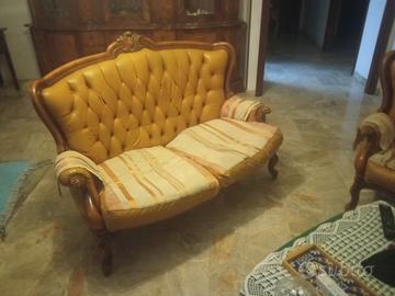 Divano vintage in pelle