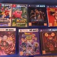giochi  ps5 - ps4 - switch