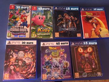 giochi  ps5 - ps4 - switch