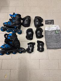 Rollerblade completo di kit protezione