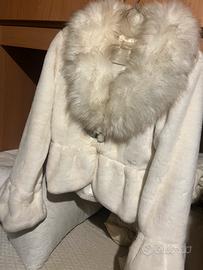 Pellicciotto bianco elegante