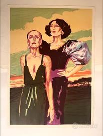 Alberto sughi, litografia firmata e numerata