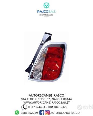 Fanale Fanalino Posteriore Fiat 500 dal 2007