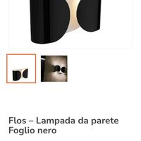 Applique Foglio Flos disegnata da Scarpa