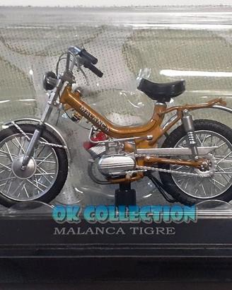 MODELLINO MOTORINO MALANCA TIGRE lunghezza 8 cm