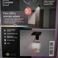Farò LED energia solare nuovo sigillato 