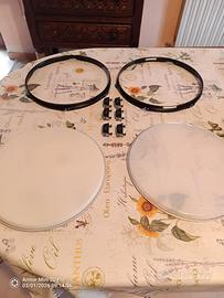 Ricambi hardware per rullante 6 tiranti (+ pelli)