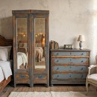 armadio e cassettiera stile industriale 