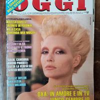 ANNA OXA Rivista OGGI N. 35 - 36 Del 1989