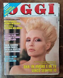 ANNA OXA Rivista OGGI N. 35 - 36 Del 1989
